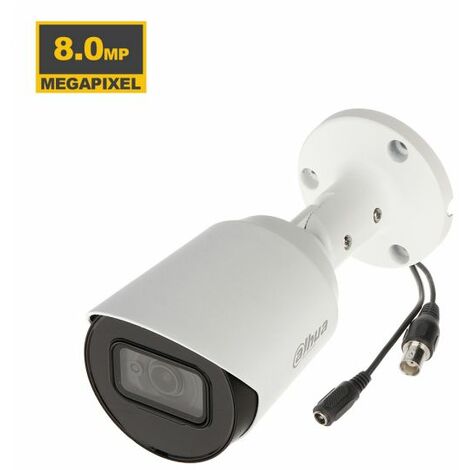 Dahua telecamera bullet 8MP 4K IR30mt microfono - HAC-HFW1801T-A (2.8mm) S