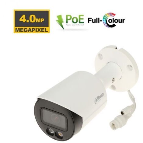 Dahua Telecamera Bullet IP 4Mp Full-color IR 30Mt - IPC-HFW2449S-S-IL (2.8mm) S