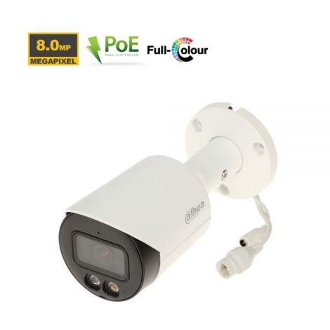 Dahua Telecamera Bullet IP 8Mp Full-Color 30Mt - IPC-HFW2849S-S-IL (2.8mm)