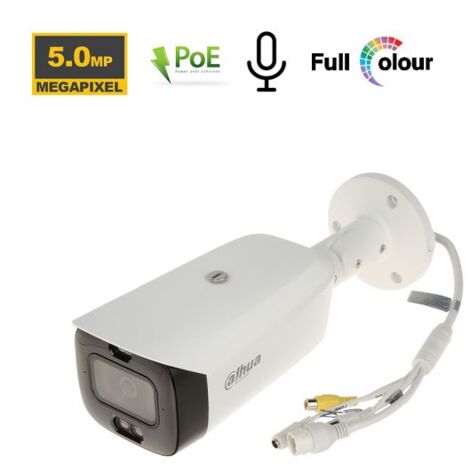 Dahua telecamera bullet IP AI 5MP TiOC Full Color - IPC-HFW3549T1-AS-PV-S4 (2.8mm) S