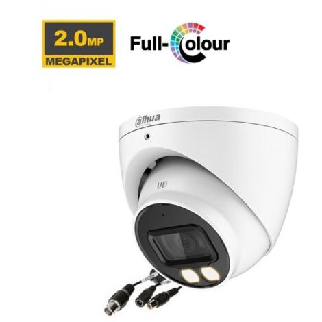 Dahua telecamera dome 2MP Full Color starlight - HAC-HDW2249TP-A-LED (3.6mm) S