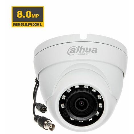 Dahua telecamera dome 8MP IR30M - HAC-HDW1800M (2.8mm) S