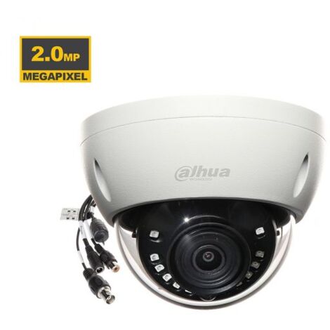 Dahua Telecamera dome HDCVI 2Mp, fissa 2.8mm, IR 30m, WDR, Starlight - HAC-HDBW2241E