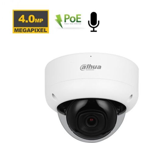 Dahua Telecamera dome IP 4Mp fissa 2.8mm IR 50m - IPC-HDBW3441E-AS-S2