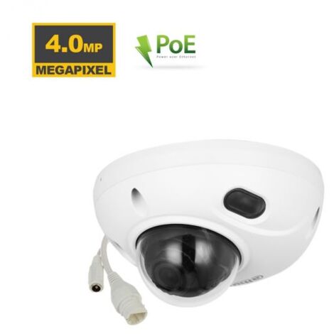 Dahua Telecamera dome IP 4Mp IR 30Mt WDR Starlight - IPC-HDBW3441F-AS-S2 (2,8mm) T