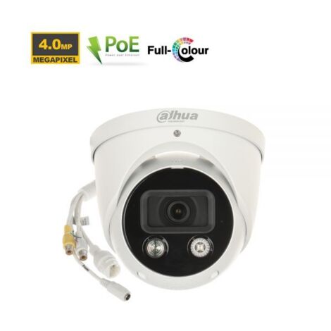 Dahua Telecamera Dome IP 4Mp WizSense- IPC-HDW2449TM-S-IL (2.8 mm)