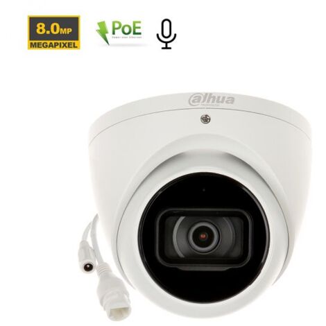 Dahua telecamera Dome IP 8Mp 4K - IPC-HDW3841EM-S-S2 (2.8 mm) S