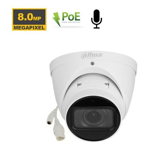 Dahua Telecamera Dome IP 8Mp motorizzata IR 40m - IPC-HDW3841T-ZS-S2 T( 2.7-13.5mm)