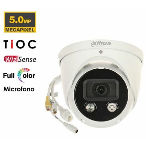 Dahua telecamera dome TIOC 5MP Full Color - IPC-HDW3549H-AS-PV (2,8mm)