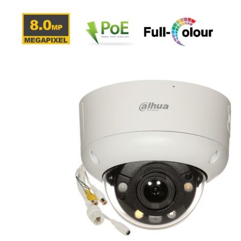 Dahua Telecamera TioC dome IP 8Mp motorizzata 2.713.5 mm - IPC-HDBW3849R1-ZAS-PV T
