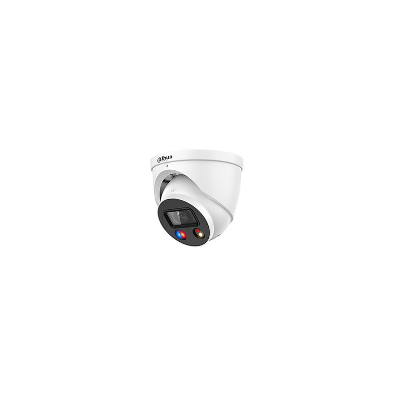 Dahua Turret WiFi Camera IPC-HDW3449HP-AS-PV-0280B-S5 Wizsense avec résolution de 4 mégapixels, caméra de surveillance extérieure professionnelle,