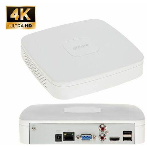 Dahua Video registratore NVR 8 canali 8MP - NVR4108-4KS2/L (4K)