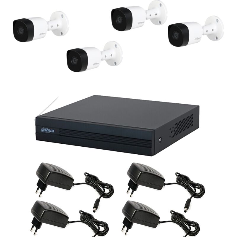 Dahua - video surveillance kit 4 cameras 2 mpx dvr 8 channels