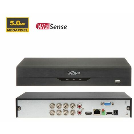 Dahua XVR registratore 8 Canali + 4 IP fino a 5MP(5M-N) - XVR5108HS-I3 (1080p) S