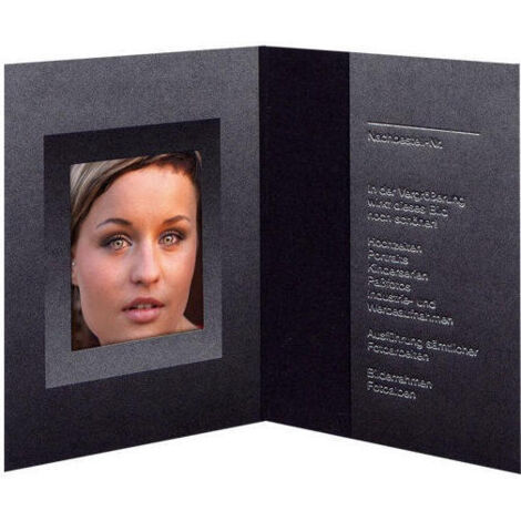 Daiber 01711 Negro - Marco (Papel, Negro, 3,1 x 4,2 cm)