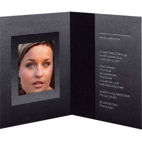 Daiber 01711 Schwarz - Rahmen (Papier, Schwarz, 3,1 x 4,2 cm)