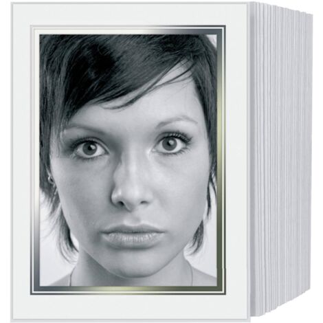 Daiber 125 Cadre Photo Multi-usages Argent et Blanc