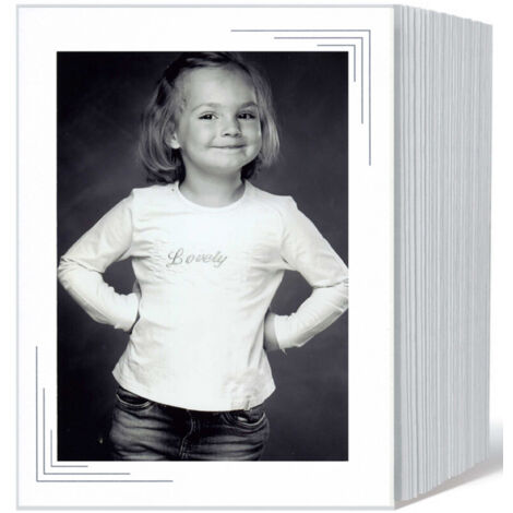 Daiber 125 Endless Leporellos Album Photo Blanc 13x18 cm