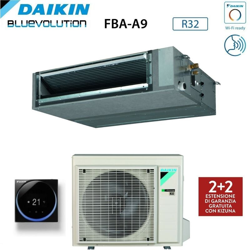 Daikin - bluevolution air conditioner ducted air conditioner medium head 18000 btu fba50a single phase r-32 wi-fi optional with wired control