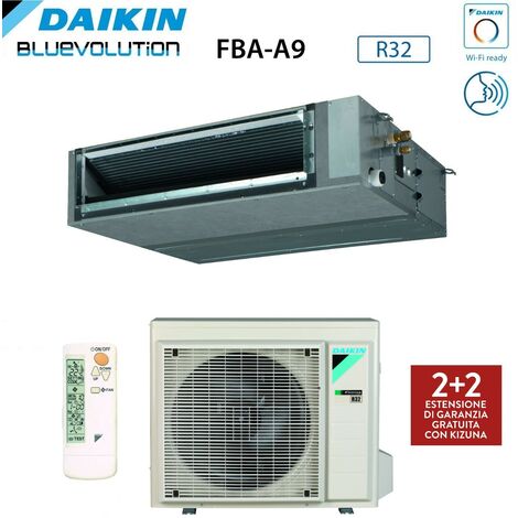 daikin bluevolution air conditioner ducted air conditioner medium head 21000 btu fba60a single phase r-32 wi-fi optional - italian warranty infrared control brc4c65