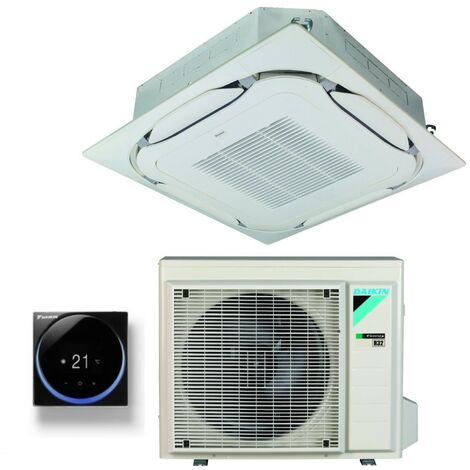 daikin bluevolution kassetten-klimagerät round flow 21000 btu fcag60b r-32 wi-fi optional mit wire control und gitter - italienische garantie wire control madoka schwarz brc1h52k