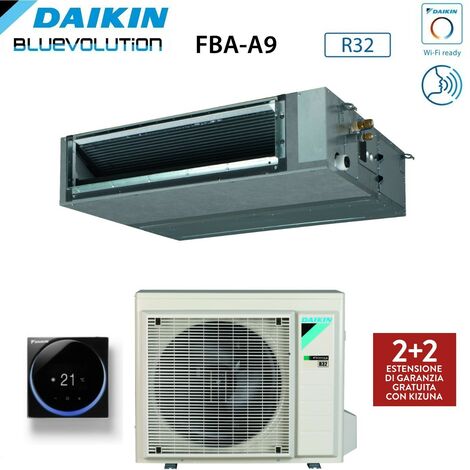 daikin bluevolution klimaanlage ducted air conditioner medium head 21000 btu fba60a single phase r-32 wi-fi optional - italian warranty wired control madoka black brc1h52k