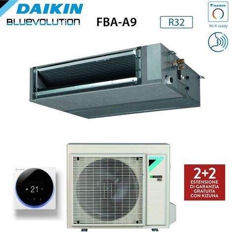 daikin bluevolution klimaanlage ducted air conditioner medium head 21000 btu fba60a single phase r-32 wi-fi optional - italian warranty wired control madoka white brc1h52w