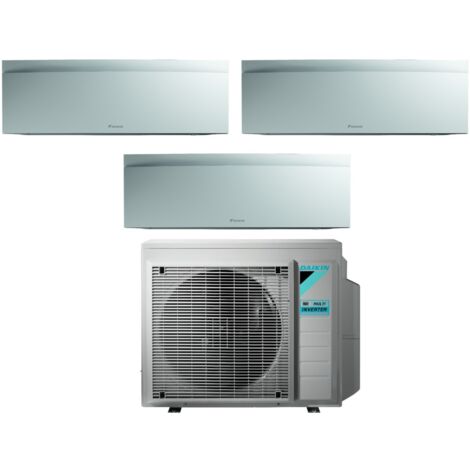 Daikin Bluevolution Trial Split Inverter Aire Acondicionado Serie EMURA WHITE III 7+7+9 con 3MXM68A R-32 Wi-Fi Integrado 7000+7000+9000 Color Blanco Mate - Garantía Italiana