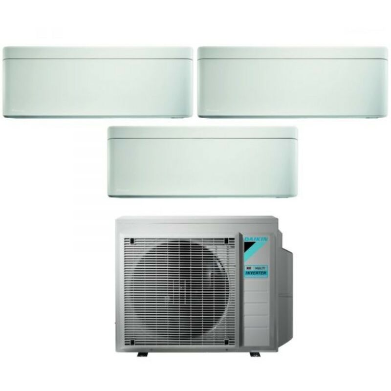 Daikin Bluevolution Trial Split rèversible Climatiseur série STYLISH WHITE 5+7+12 avec 3MXM68N R-32 Wi-Fi intégré 5000+7000+12000 Couleur blanc