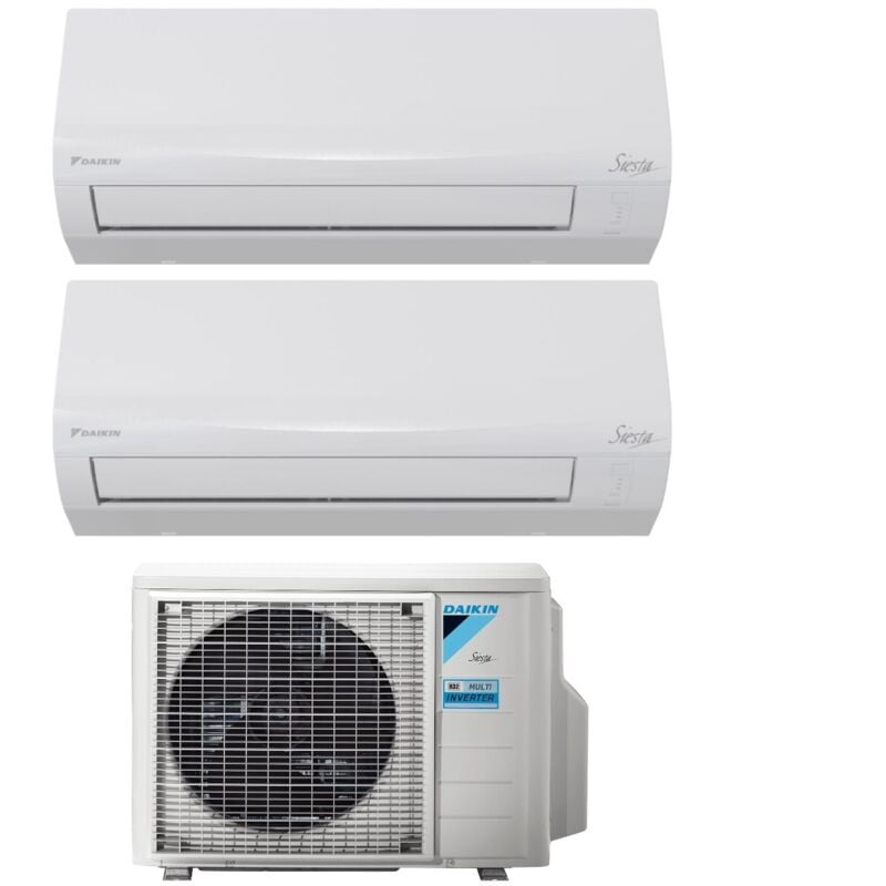 Climatiseur inverter dual split série siesta 12+12 avec 2amxf50a r-32 wi-fi en option 12000+12000 - Daikin