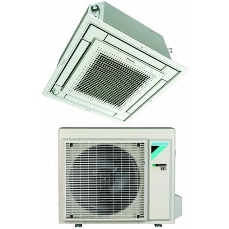 Daikin – Climatiseur réversible 12000 Btu FFA35A9 – Wi-Fi optionnel – R-32 – Classe A++/A+ – Installation discrète plafond – Capteurs intelligents