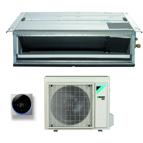 Daikin – Climatiseur réversible 12000 Btu – Inverter ducted ultraflat R-32 – Wi-Fi en option – Efficacité A – Débit d'air 8,7 m3/min