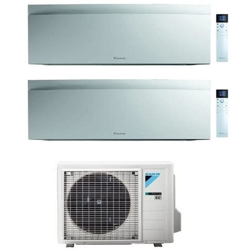 Daikin - Condizionatore dualsplit serie Emura 9000+12000 Btu codice prod: FTXJ25AW+FTXJ35AW+2MXM40A9