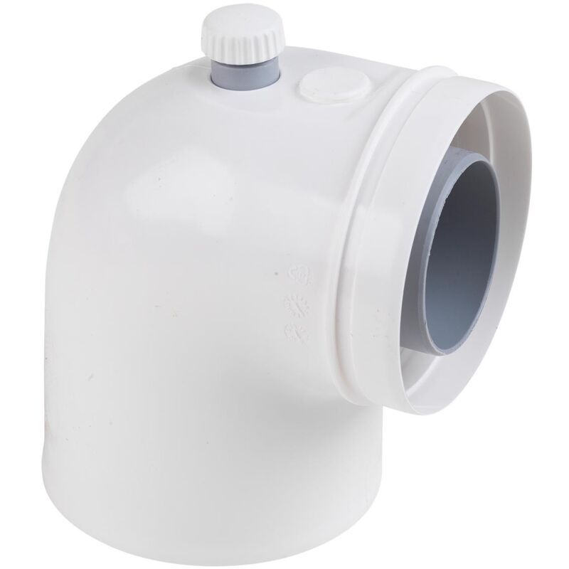 Curva a 90° Per Scarico Fumo Di Caldaia a Condensazione