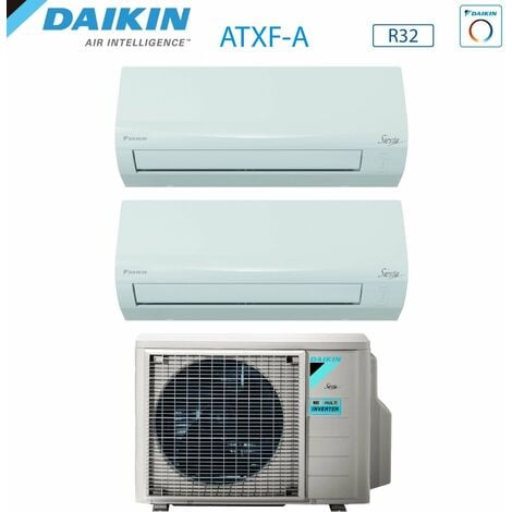 daikin dual split inverter klimagerät siesta serie 9+9 mit 2amxf40a r-32 wi-fi optional 9000+9000