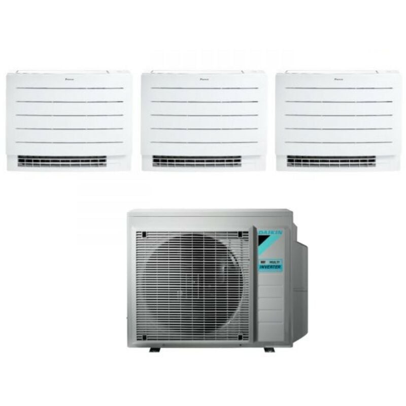Daikin Floor Standing Trial Split Air Conditioner PERFERA FVXM-A 9+9+12 with 3MXM52N R-32 Wi-Fi Integrated 9000+9000+12000 With Infrared Remote