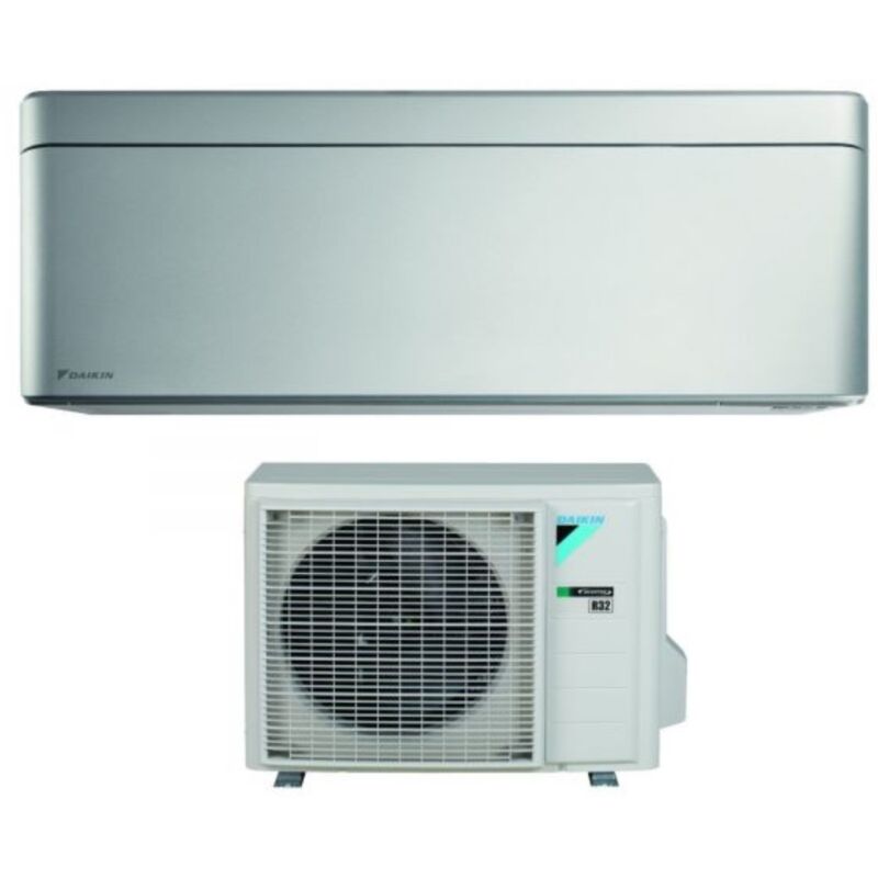 Daikin - Climatizzatore Condizionatore Bluevolution Inverter serie stylish total silver 15000 Btu FTXA42BS R-32 Wi-Fi Integrato Classe a++ Colore