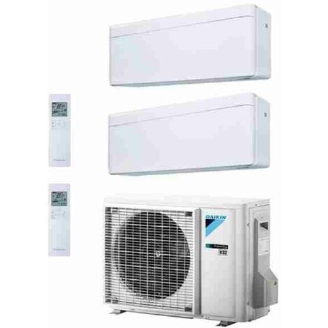 Daikin Stylish Dualsplit-Klimaanlage 2MXM50A + FTXA35AW + FTXA35AW 12+12 12000+12000 BTU, Modell 2022, WLAN inklusive