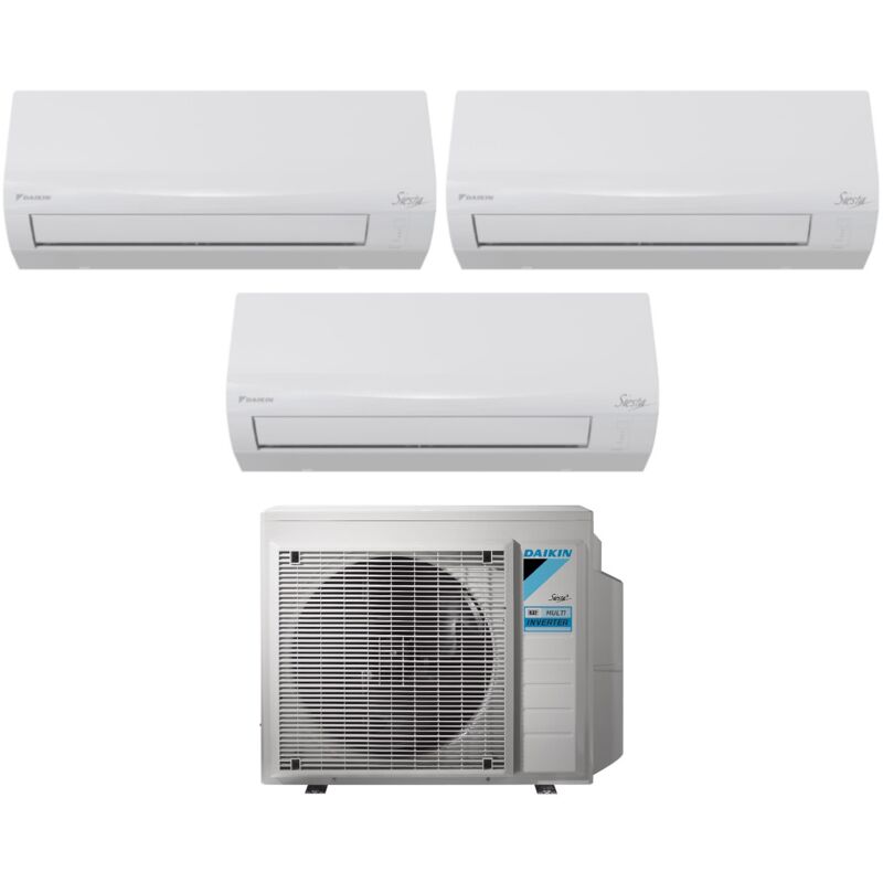 Trial Split rèversible Climatiseur siesta série 9+9+9 avec 3AMXF52A R-32 Wi-Fi en option 9000+9000 - Daikin