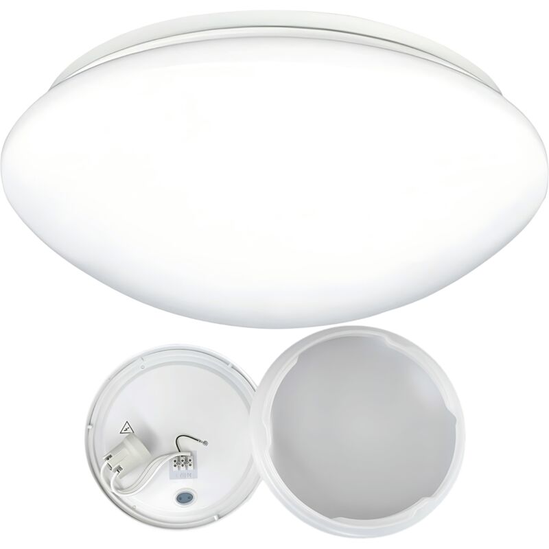 DAISY RIVA Lampe de surface ronde IP44 1xE27 Blanc