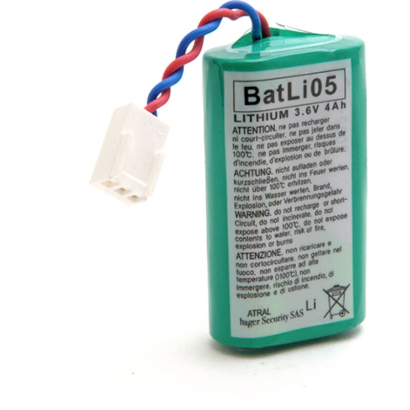 Daitem - Pile alarme BATLI05 3.6V 4Ah