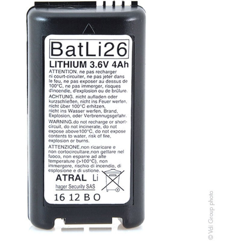 Pile alarme BATLI26 3.6V 4Ah - Daitem