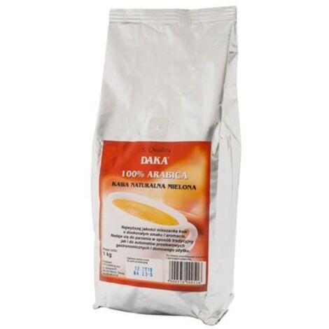 DAKA Arabica Macinato 1kg - Caffè per macchine da caffè e macchine per espresso