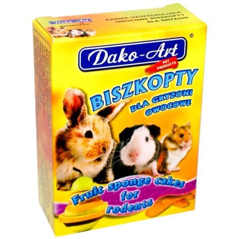Dako-Art  Leckerlis für Nagetiere  Kekse – Fruchtkekse 50 g