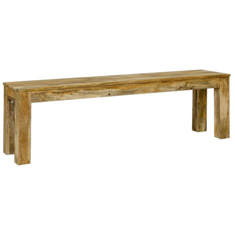 Dakota Bench Large - Mango Wood - L35 x W148 x H45 cm - Light Finish