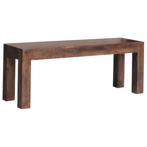 Dakota Bench Small - Mango Wood - L35 x W118 x H45 cm - Dark Finish