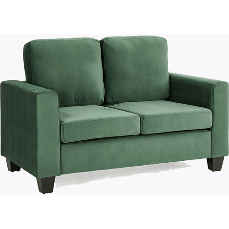 Dakota Green Velvet 2 Seater Sofa
