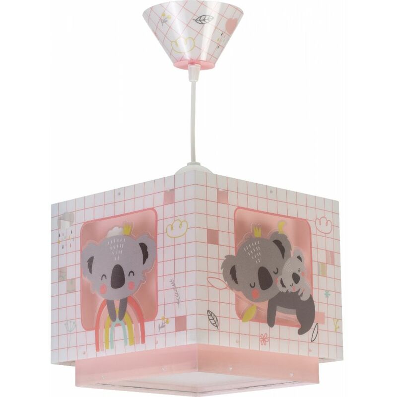 Lampada a Sospensione Per Bambini Koala - Rosa