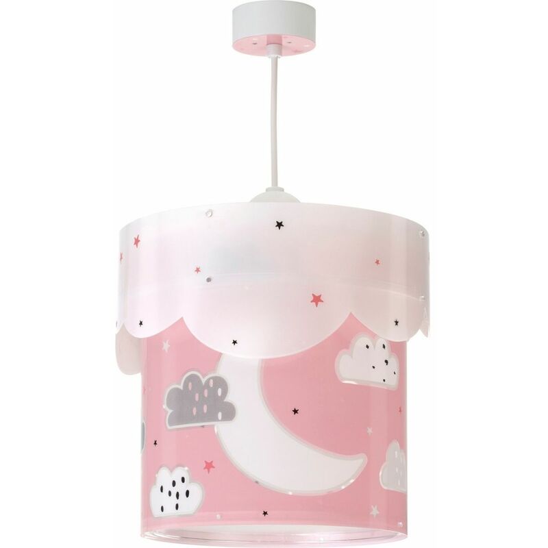 Lampadario sospensione Piccola Luna Rosa - Multicolor