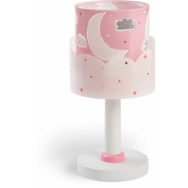 Lampada da comodino Piccola Luna Rosa - Multicolor